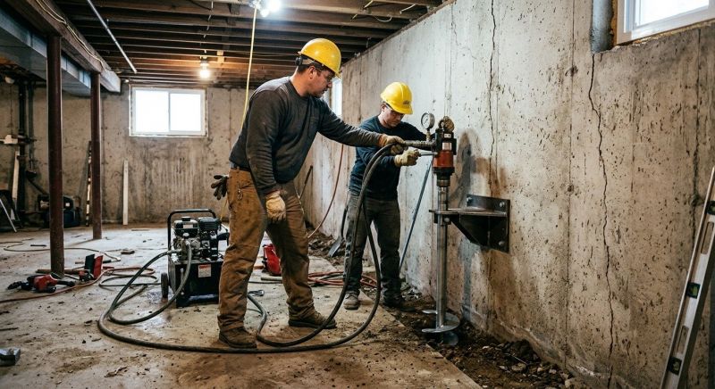 Basement Stabilization in North Bergen, NJ