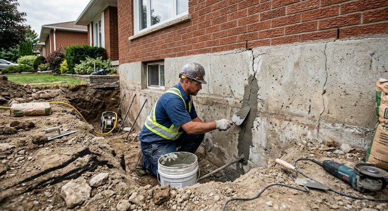 Concrete Foundation Repair in Long Island, NY