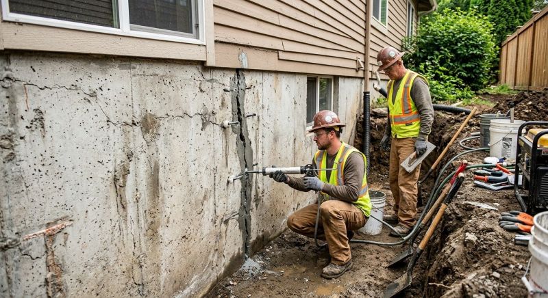 Cracked Foundation Repair in Bellerose, NY