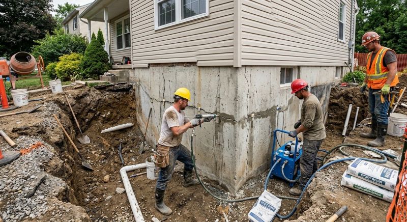 Cracked Foundation Repair in Bloomfield, NJ