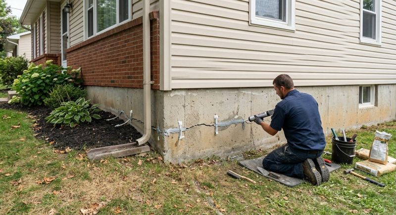Cracked Foundation Repair in Bloomfield, NJ