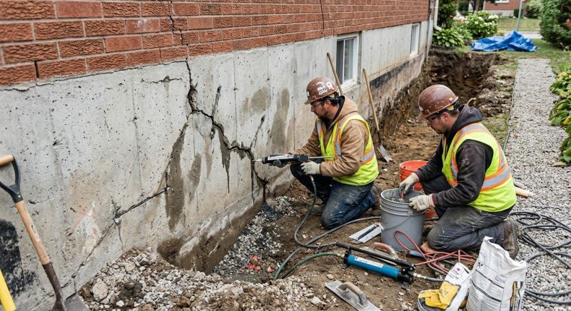 Cracked Foundation Repair in Bronxville, NY