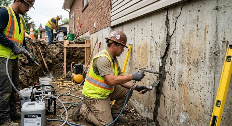 Cracked Foundation Repair in Gillette, NJ