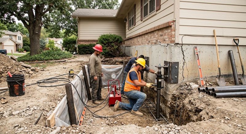 Cracked Foundation Repair in Nassau County, NY