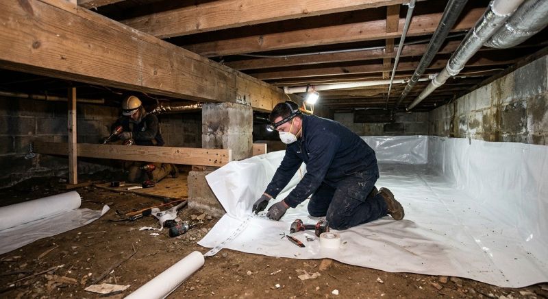 Crawl Space Leveling in North Bergen, NJ