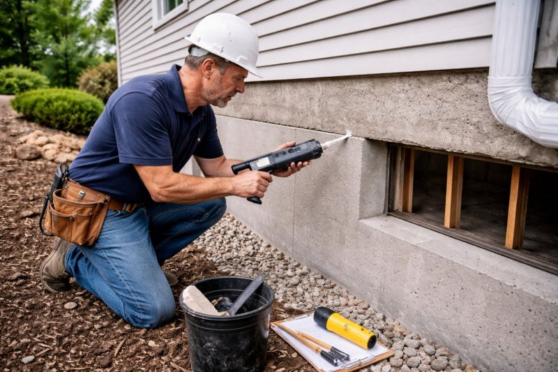 Foundation Crack Sealing in North Bergen, NJ