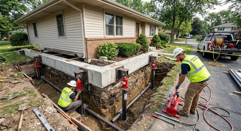 Foundation Jacking in Bloomingdale, NJ