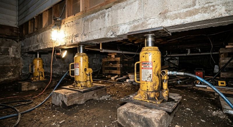 Foundation Jacking in Oyster Bay, NY