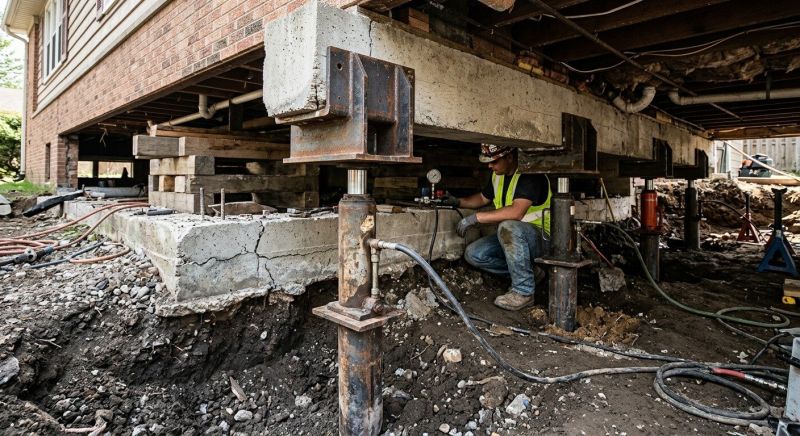 Foundation Lifting in Colonia, NJ