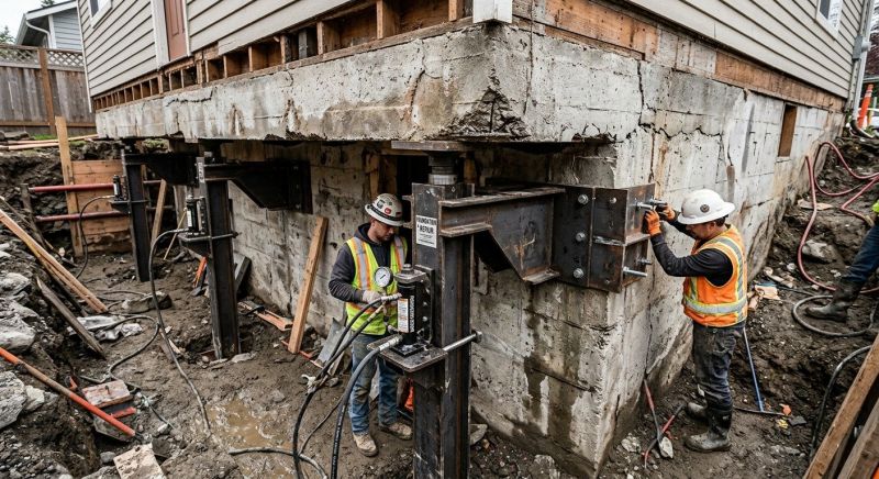 Foundation Lifting in Orange, NJ