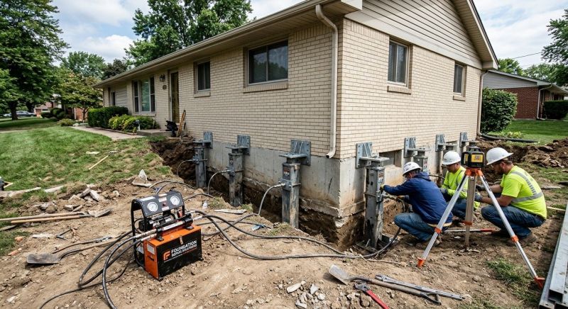 Foundation Pier Leveling in North Bergen, NJ