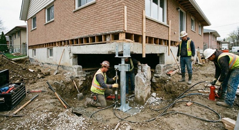 Foundation Pier Repair in North Bergen, NJ