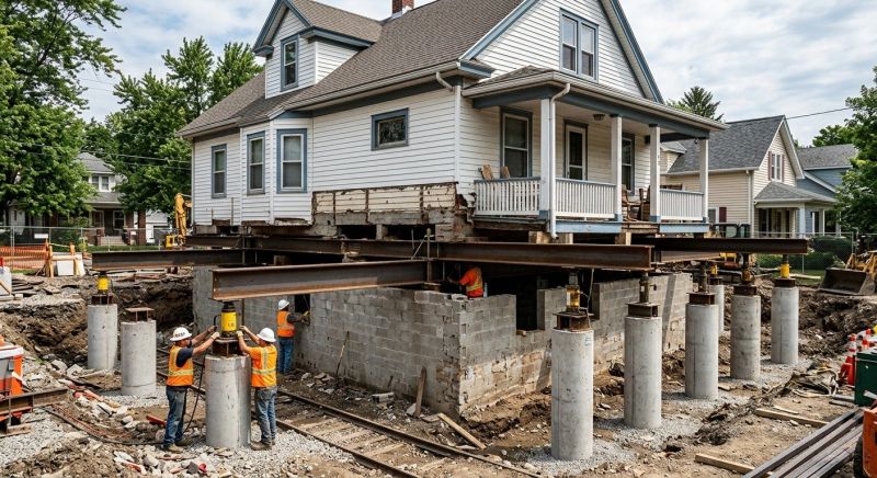 Foundation Raising in Hastings On Hudson, NY