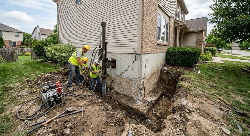 Foundation Stabilizing in Berkeley Heights, NJ