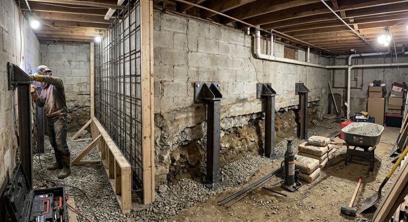 Foundation Stabilizing in Saddle Brook, NJ