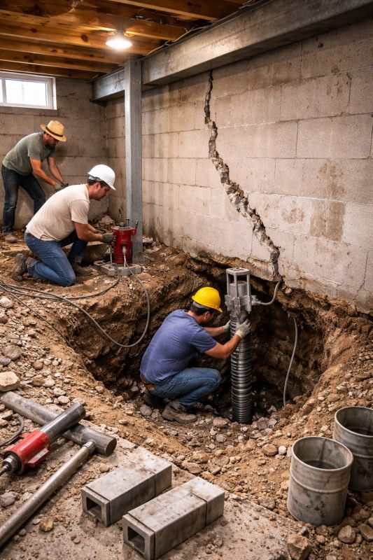 Foundation Structural Repair in Boonton, NJ