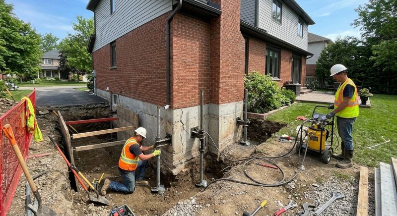 Foundation Underpinning in North Bergen, NJ