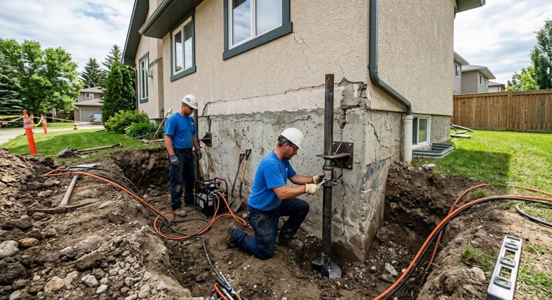 Helical Piers Installation in North Bergen, NJ