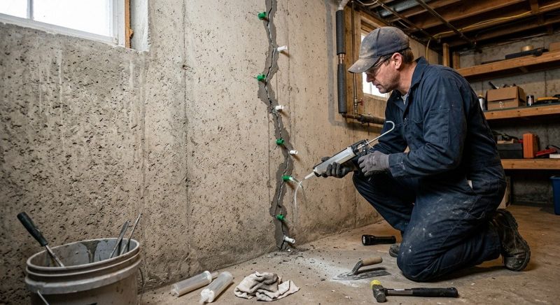 Home Foundation Repair in Ho Ho Kus, NJ