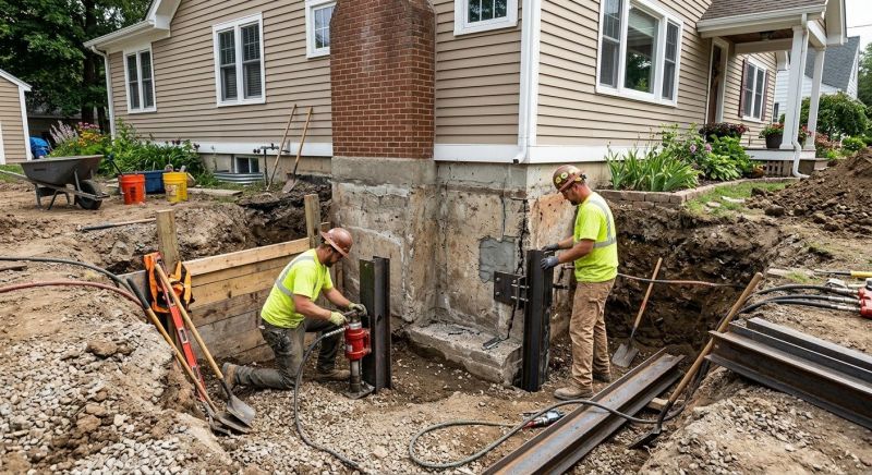 House Foundation Repair in Hudson County, NJ