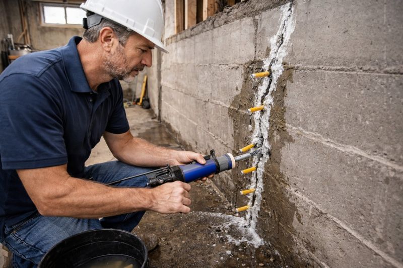 Leaking Foundation Repair in North Bergen, NJ