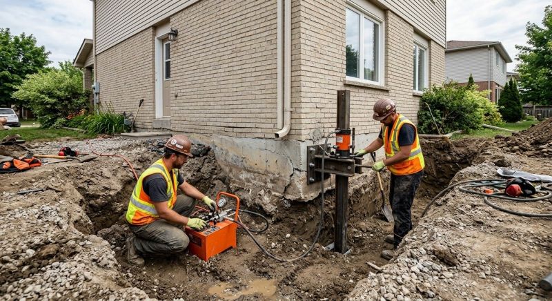 Sinking Foundation Lifting in North Bergen, NJ