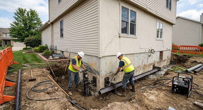 Sinking Foundation Repair in Cedarhurst, NY