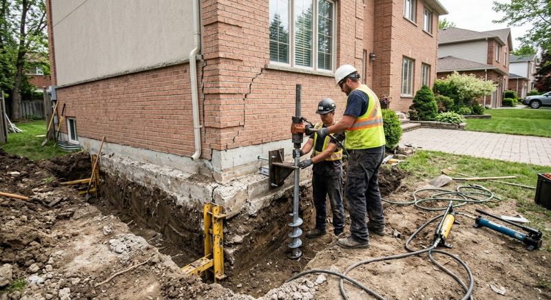 Sinking Foundation Repair in Hackensack, NJ