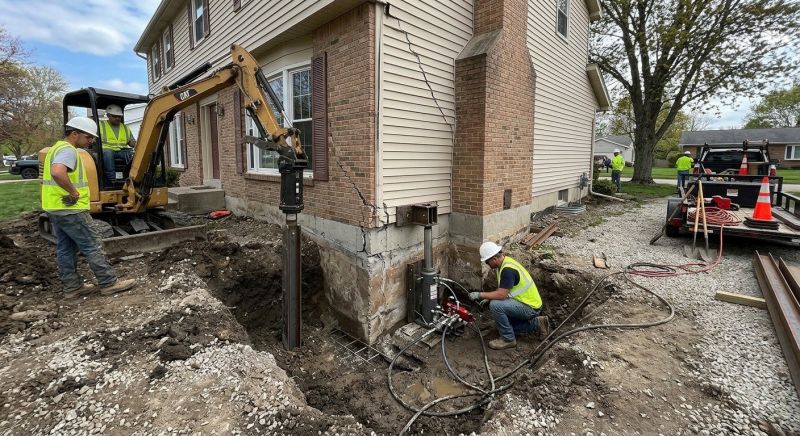 Sinking Foundation Repair in Maywood, NJ