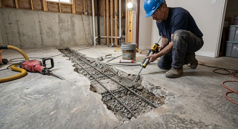 Slab Foundation Repair in North Bergen, NJ