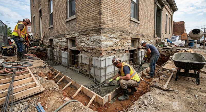 Structural Underpinning in North Bergen, NJ